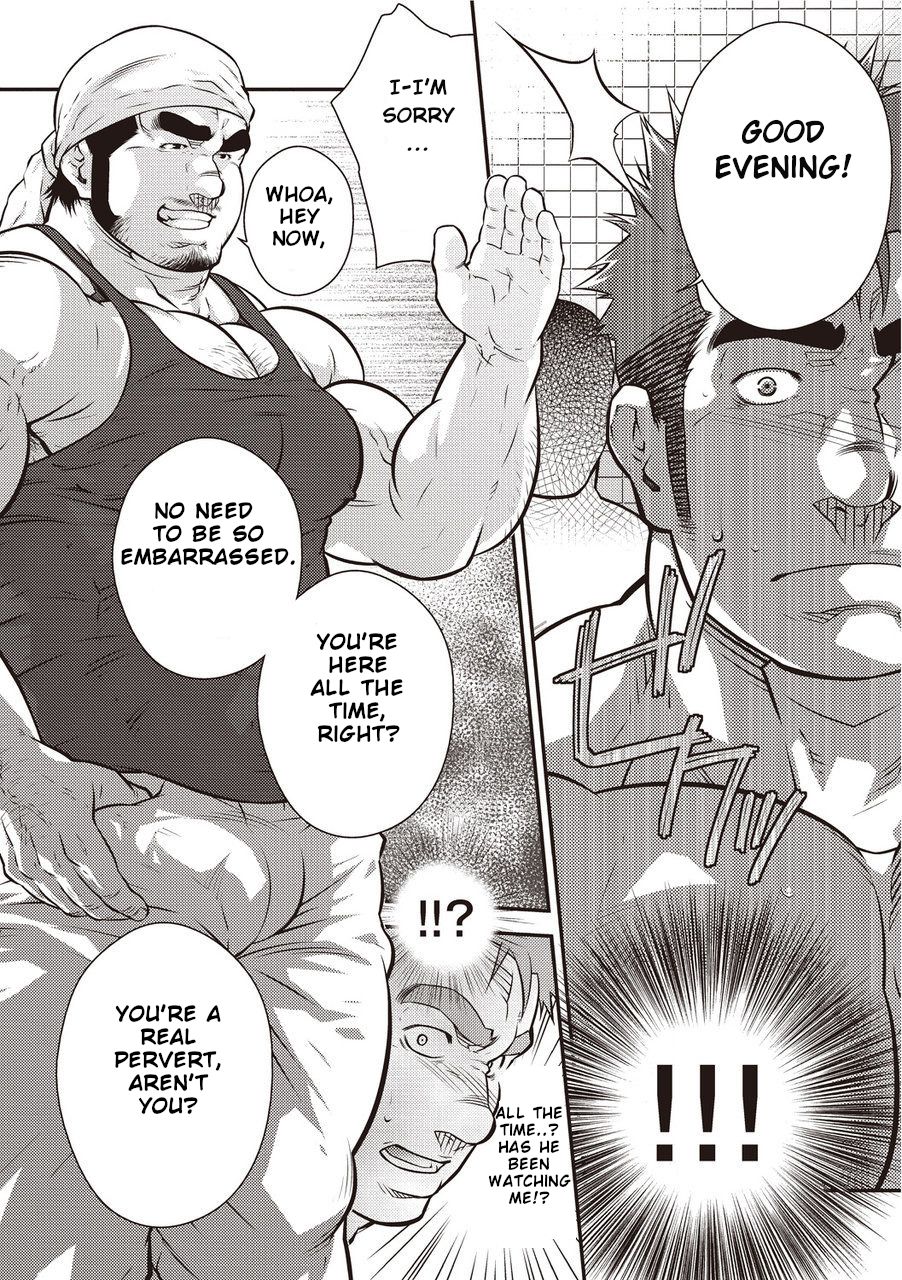 Gekijou Danji!! 06 Narcissist na Kikon Macho ga Kouen de Onanie Shite  ItaraYume ni Miru Rape - Page 5 - HentaiEra