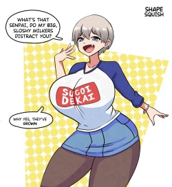 Uzaki-Chan Breast Expansion sequence