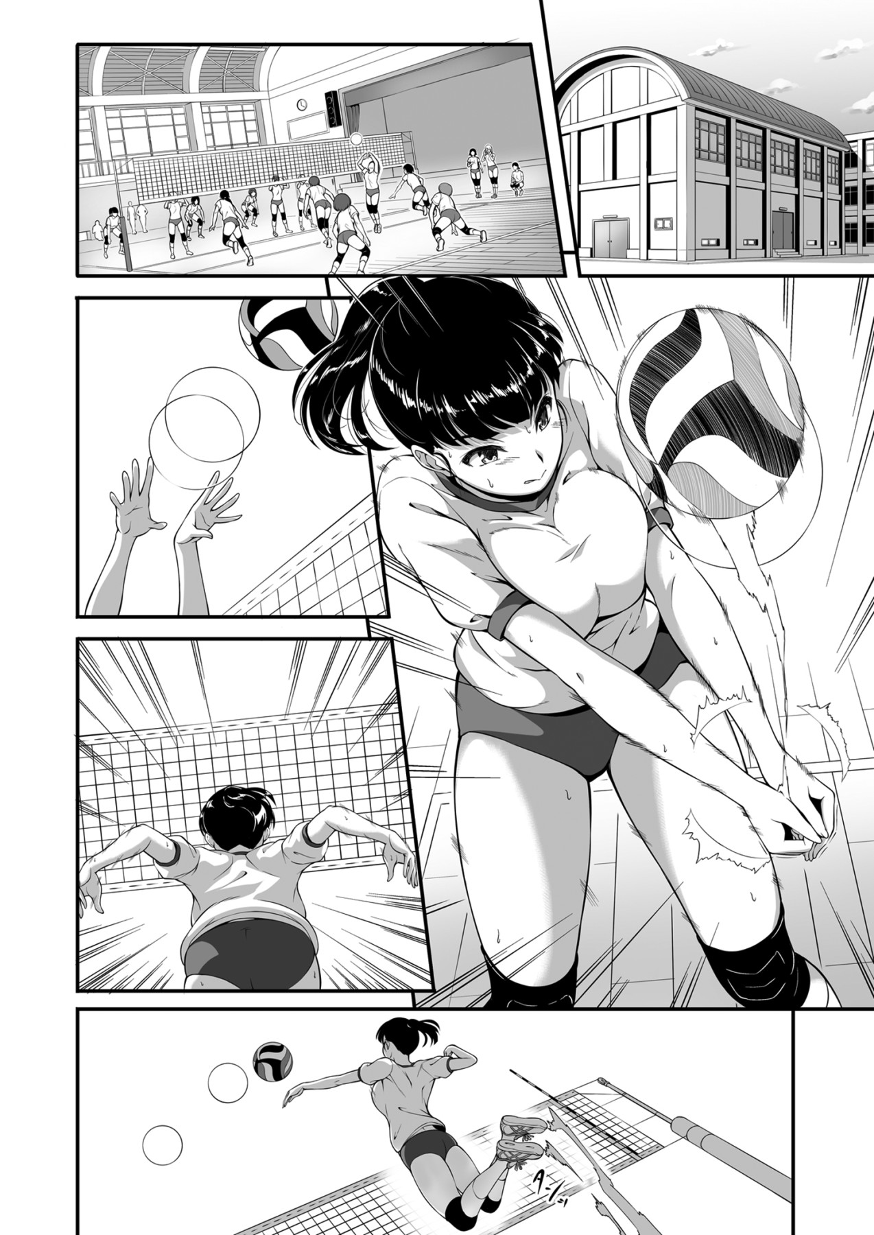Volleyball Cartoon Porn - Joshi Volley-bu JK, Netorareru. | Girl's Volleyball Club, Schoolgirl NTR -  Page 3 - HentaiEra