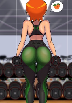 Gwen at gym