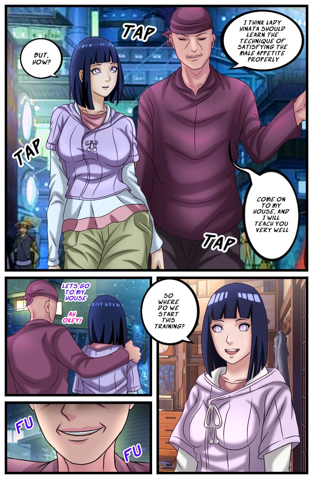 Hinata Hyuga Snuff Doujinshi Comic -Kunoichi Hunter Part 1-2-3 - Page 2 -  HentaiEra