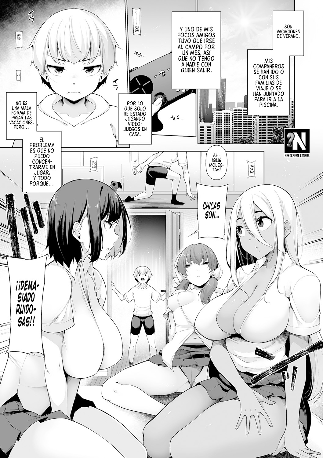 Zenbu Gal na Nee-chan no Sei | Todo es culpa de mi Gyaru Onee-chan - Page 5  - HentaiEra