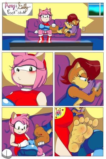 Sally Amy Rose Porn Comics - Amy and Sally in: Foot Stuff - HentaiEra