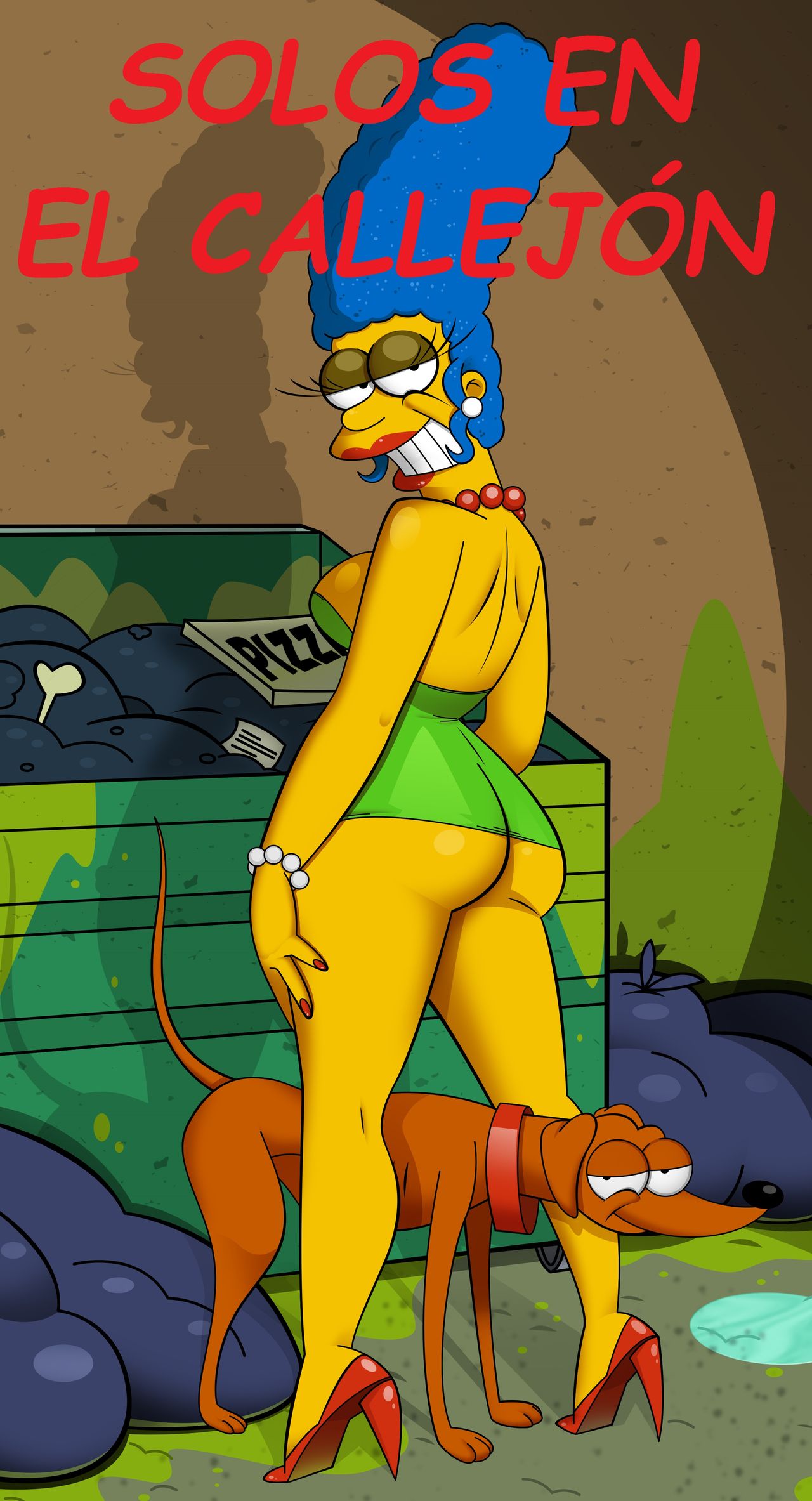 Simpsons xxx - Sólos en el callejón - Page 1 - HentaiEra