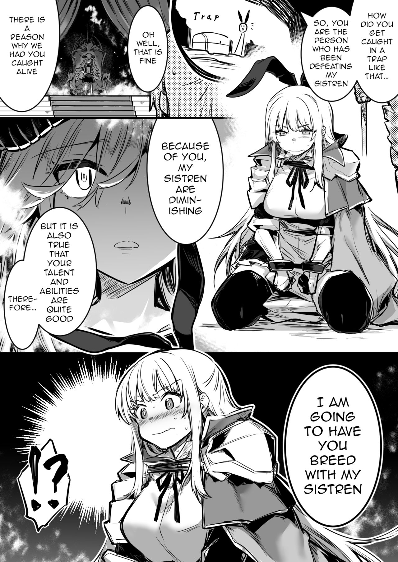 The Bewildered Adventurer-chan is Caught and Reverse-Raped as the Penis She  Grew Gets Aroused by the Female Demons - Page 1 - HentaiEra