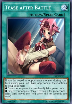 Yugioh Hentai Action Cards
