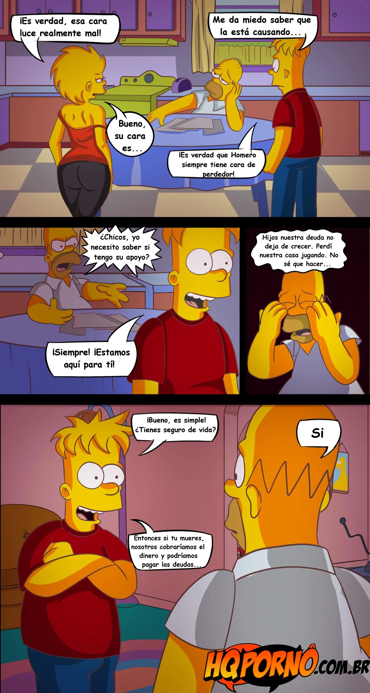 Homero y lisa comic porno