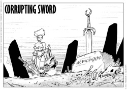 Corrupting sword