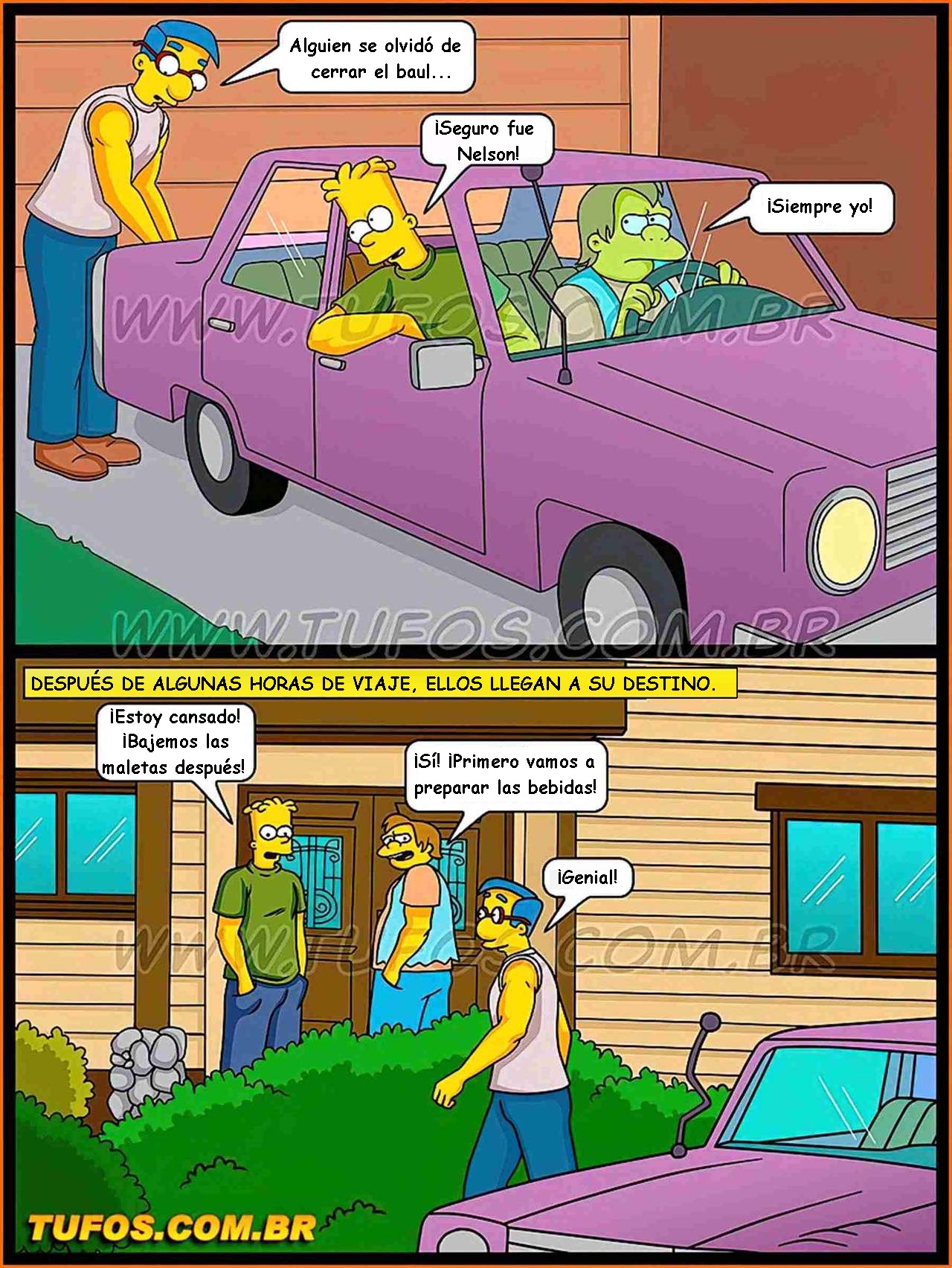 Simpsons xxx - Locas vacaciones en la cabaña - Page 3 - HentaiEra