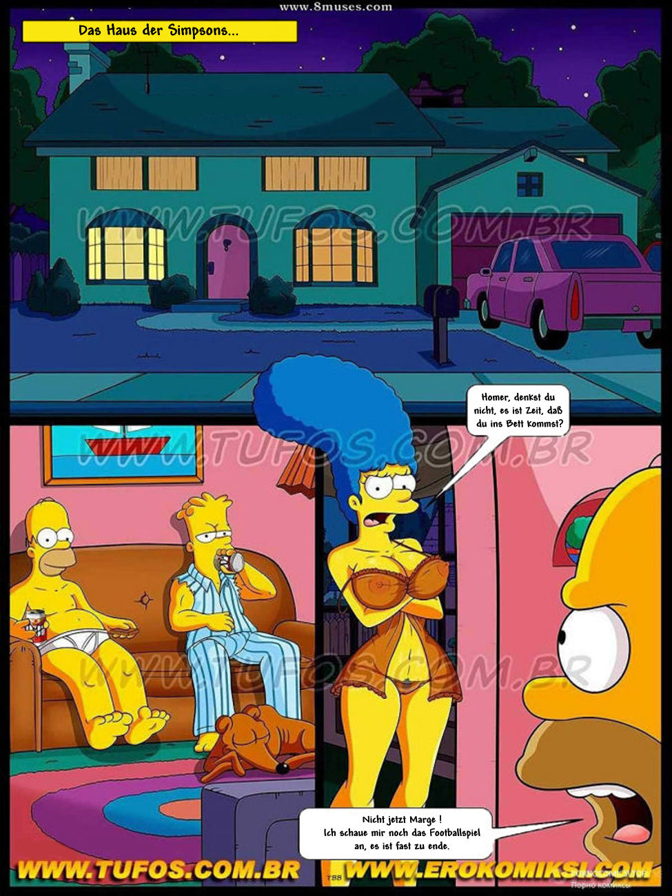 Порно комикс Симпсоны. СимпсоРама. Часть 1: Удачная покупка.