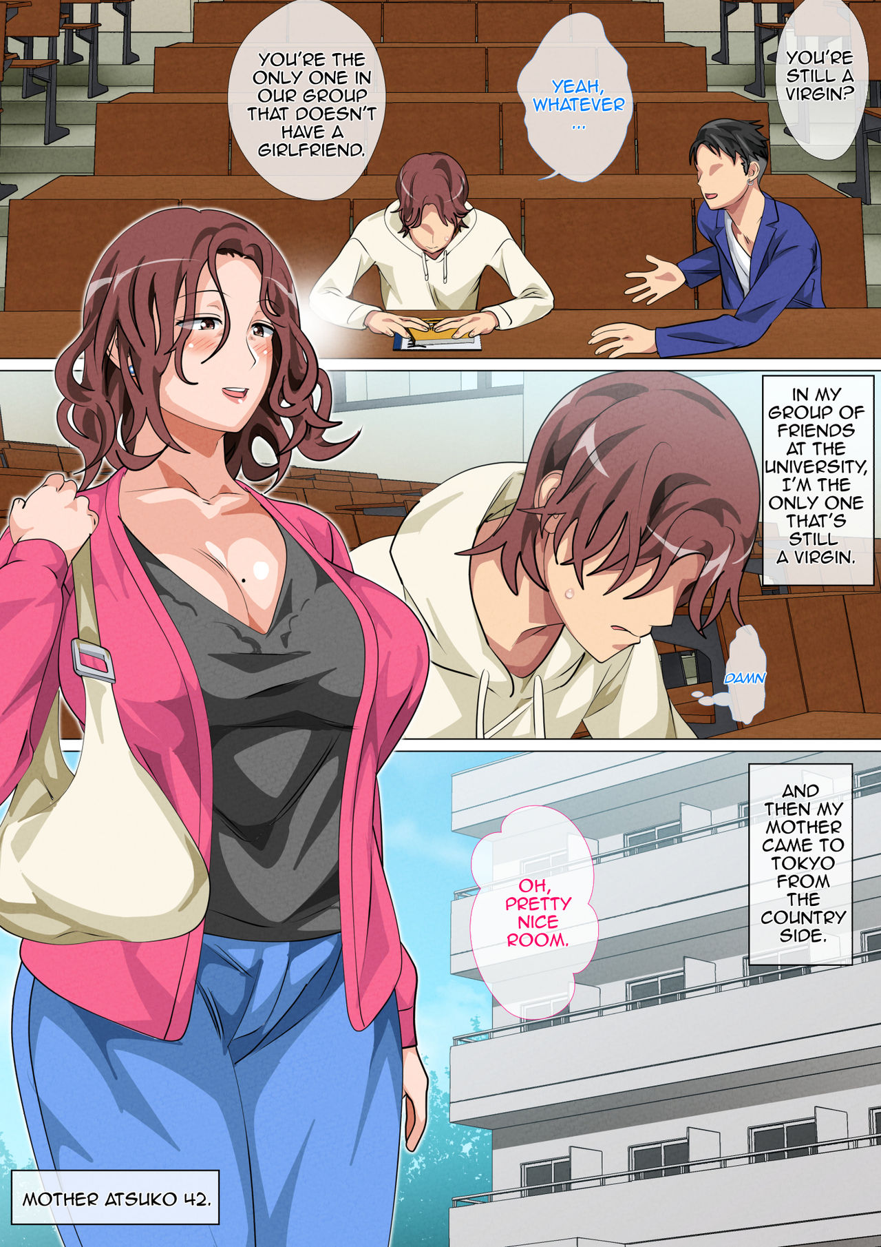 Musuko Ni Ai Ni Joukyou Shita Haha | Mother Visiting Her Son in Tokyo -  Page 3 - HentaiEra