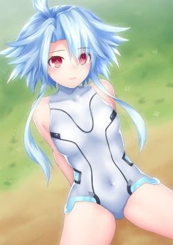 White Heart Sitting and Riding Dogoo