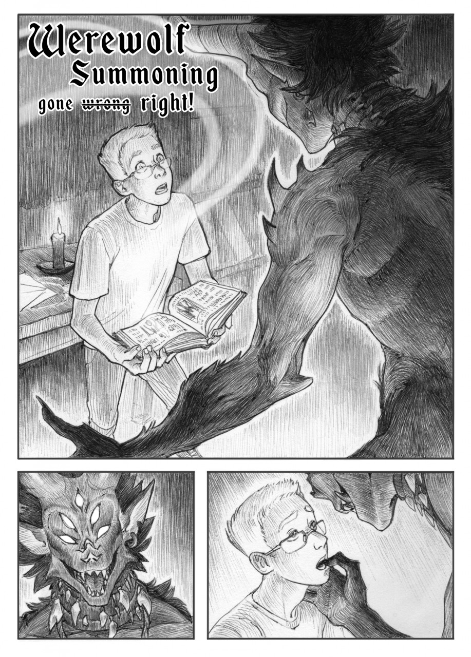 Werewolf Summoning Gone Right by. Galuss - Page 1 - HentaiEra