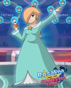 Rosalina and the Prankster Comet  by Emeffy